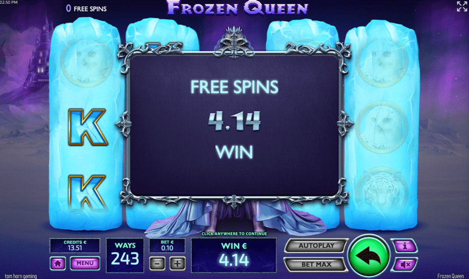 Play Frozen Queen at Mr. Play Casino